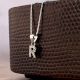 925 Sterling Silver Letter R Pendant Necklace